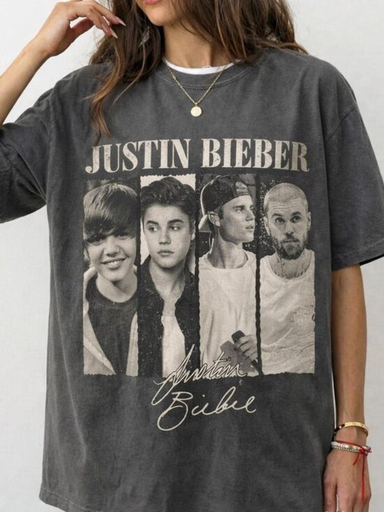 April C Other - Bieberchella Justin Bieber Shirt, Y2K Pop Music Festival Tee, Retro Concert  209